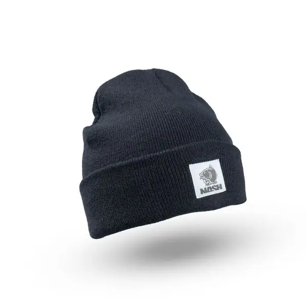 Hete Deal Nash Make it Happen Badge Beanie Hat Black