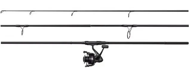 DAM Charger Carp Karperhengel 12ft 3.25lb (3-Delig) + 8000FD Karpermolen Combo Lage Prijs