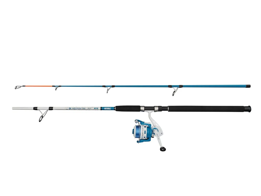 Populair Mitchell Neuron SW II Boat Zeevis Hengelcombo (Incl. Lijn) 2.10m (80-150g)
