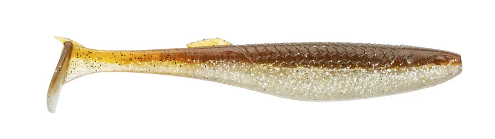 Uitverkoop Rapala Crushcity The Kickman Shad 7.5cm Purple Chartreuse