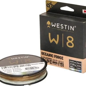 Westin W8 9-Braid Oceanic Forge Gevlochten Lijn Stealth Count (300m) 0.205mm/14.39kg Lage Prijs