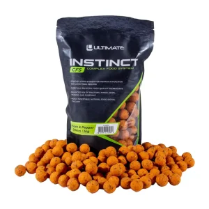 Voordeelprijs Ultimate Instinct CFS Boilies Peach & Pepper 1kg