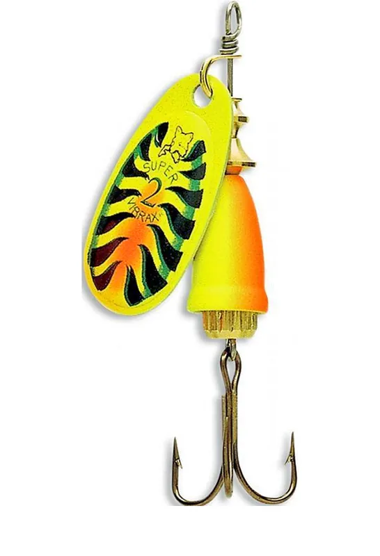 Uitverkoop Blue Fox Vibrax Fluorescent Spinner Fluo 3 Ft 8 gr