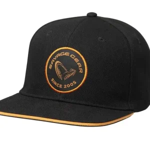 Bestel Nu Savage Gear Badge Flatbill Cap Black Orange