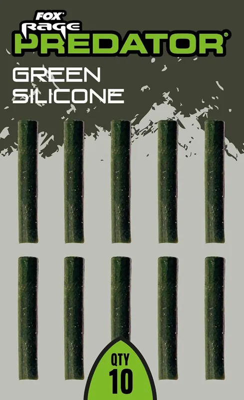 Fox Rage Predator Green Silicone Sleeves (10 Stuks) Tijdelijk Beschikbaar