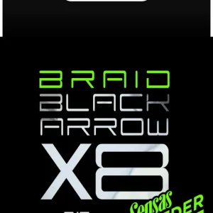 Nieuw Sensas Black Arrow X8 Braid Gevlochten Lijn (150m) 0.10mm/8.53kg