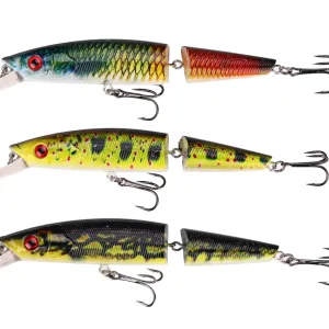 Fish4All Hardlure Kit Jointed 1 Floating Pluggen Set 14cm 22g (3 Stuks) Fabrieksprijs