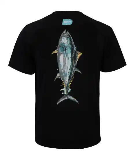 BKK Short Sleeve Casual Shirt Tuna Black L Korting