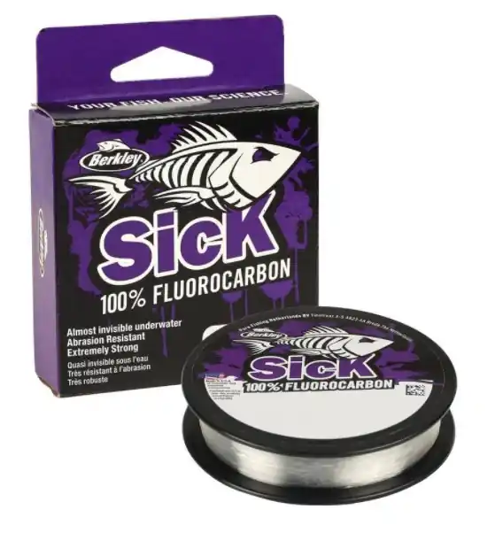 Berkley Sick Fluorocarbon Leader Clear 50m 0.32mm (8.0kg/17lb) Seizoensaanbieding