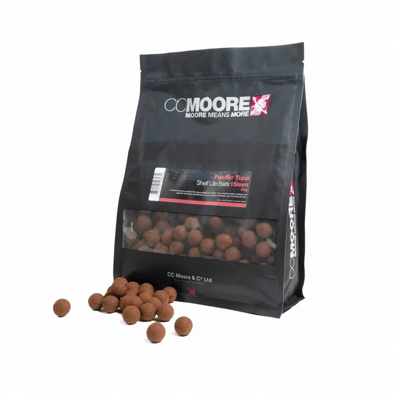 CC Moore Pacific Tuna Boilies 10mm 1kg Populair