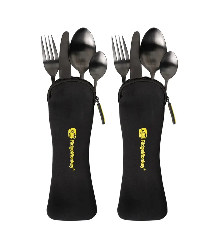 Ridgemonkey DLX Cutlery Set Twin Pack Koop Online