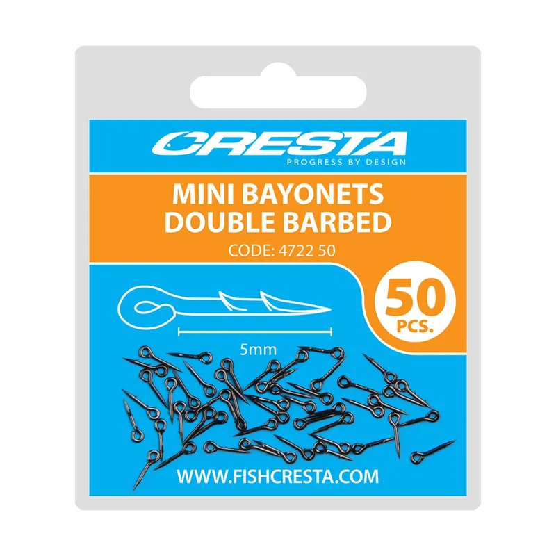 Favoriet Cresta Mini Bayonets Double Barbed (50 Stuks)