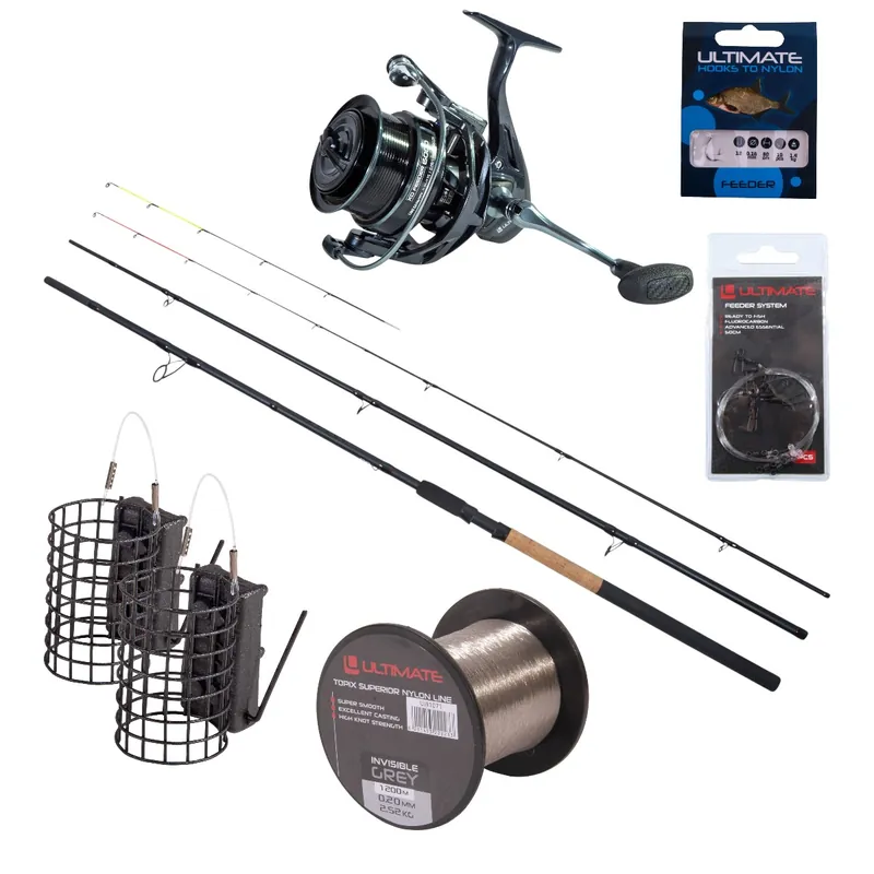 Uitverkoop Ultimate River Raid Feeder Set 4.20m 200g