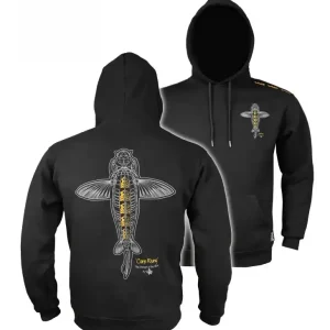 Laatste Kans Vass 'Carp Rising' Hoodie Black L