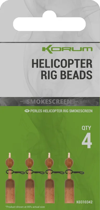 Korum Smokescreen Helicopter Rig Beads (4 Stuks) Laatste Versie