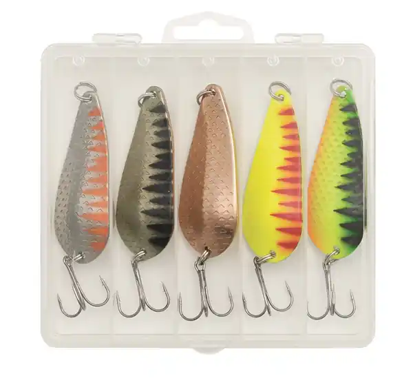 Kinetic Pike Gamer - Set van 5 lepels in box 21 gr Uitverkoop