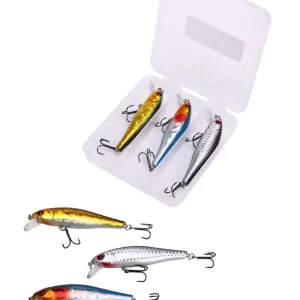 Express Levering Fish4All Hardlure Kit Minnow 1 Floating Pluggen Set 8.6cm 9.3g (3 Stuks)
