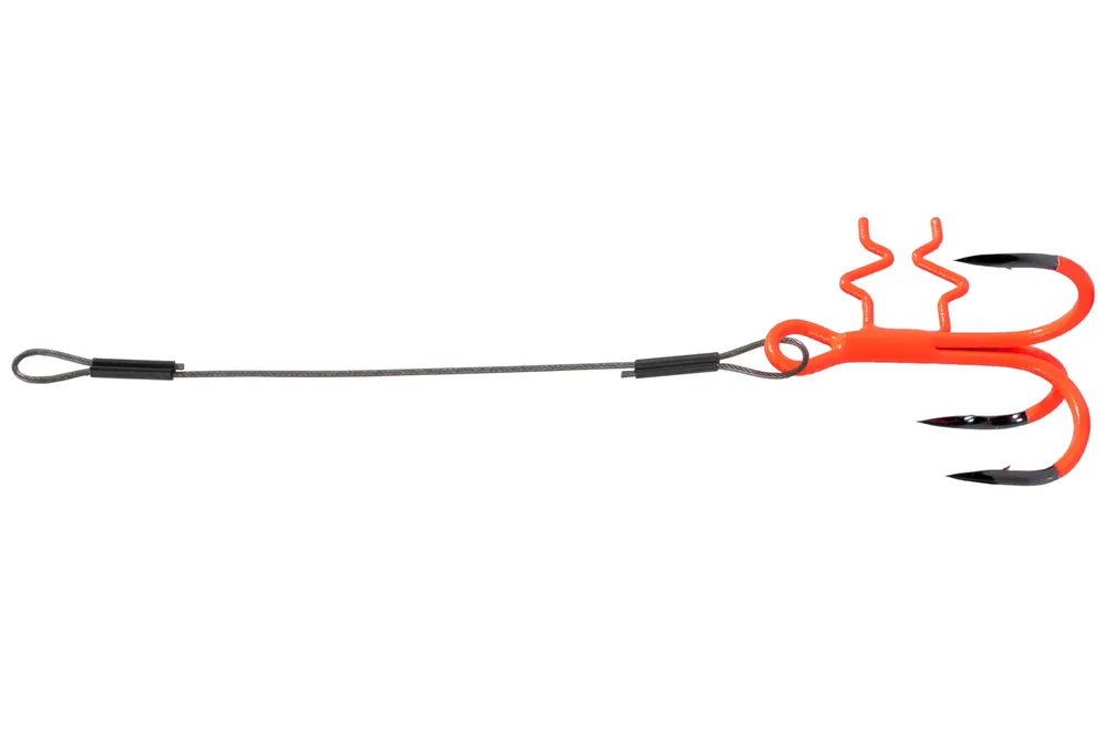 Superprijs BKK Assist Spear Softbait Stinger 7x7 Wire Zander UVO 7kg (0.36mm) (2 Stuks) 4