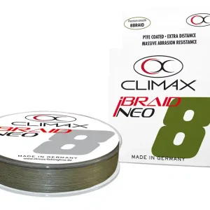 Climax IBraid NEO Olive Gevlochten Lijn (135m) 0.08mm – 4.9kg Must-Have