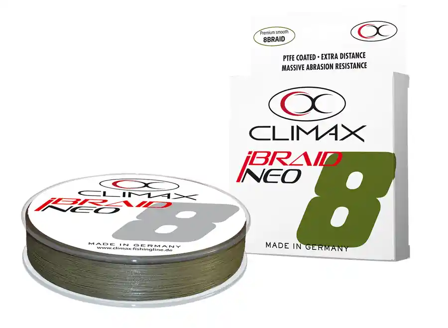 Climax IBraid NEO Olive Gevlochten Lijn (135m) 0.08mm – 4.9kg Must-Have
