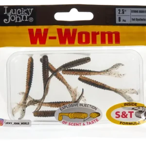 Lucky John W-Worm 6.4cm (8 Stuks) T65 Beperkt Aanbod