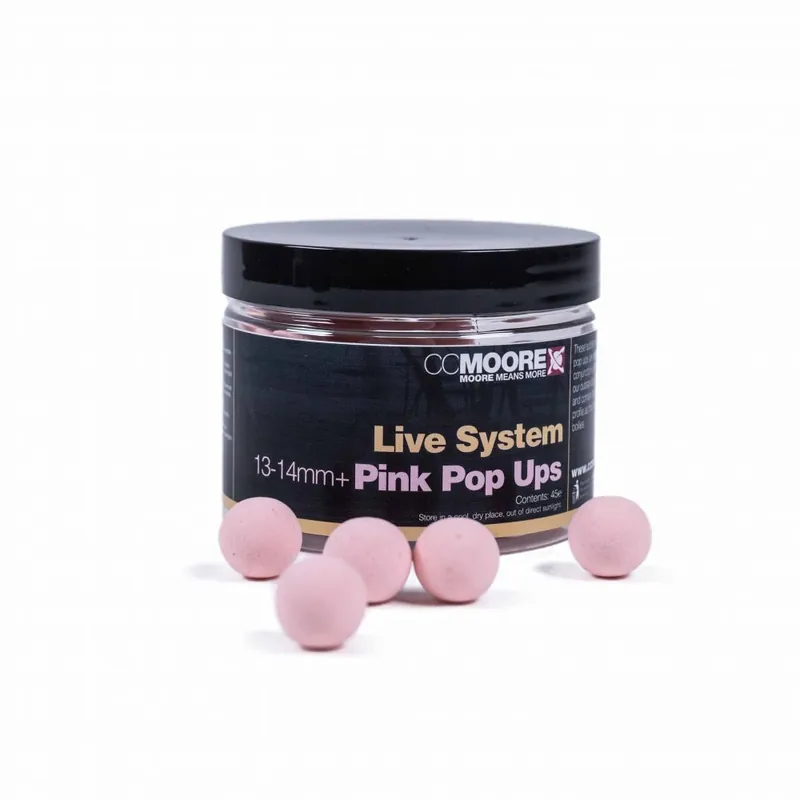 Finale Uitverkoop CC Moore Live System Pop Ups 13-14mm (45 stuks) Pink (45 stuks)