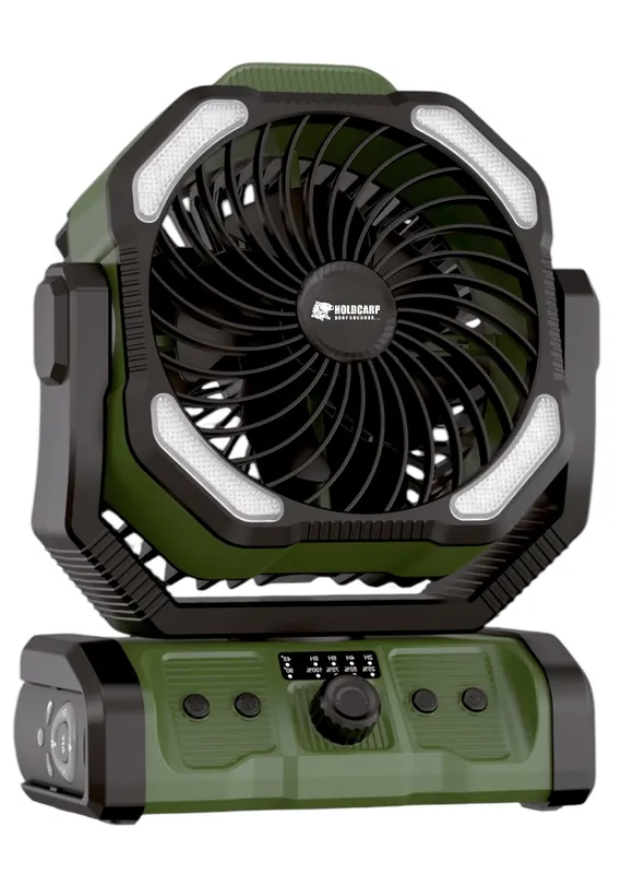 Bestel Nu Holdcarp Rechargeable DoubleMotor Fan (Incl. Afstandsbediening)
