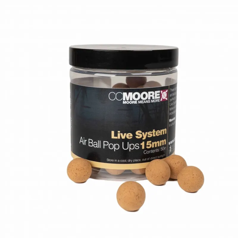Superprijs CC Moore Live System Air Ball Pop Ups 15mm (50 stuks)