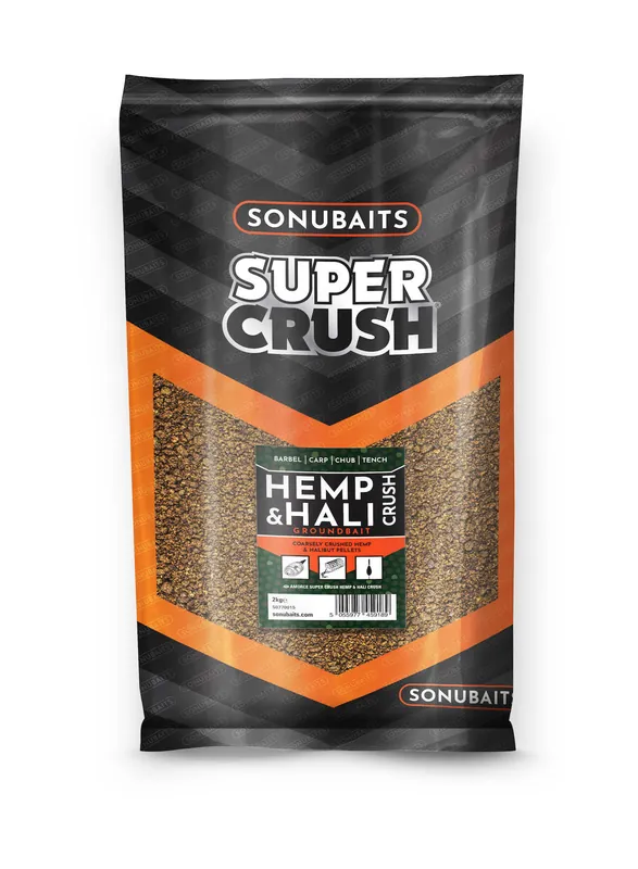 Korting Sonubaits Supercrush Hemp & Hali Lokvoer (2kg)