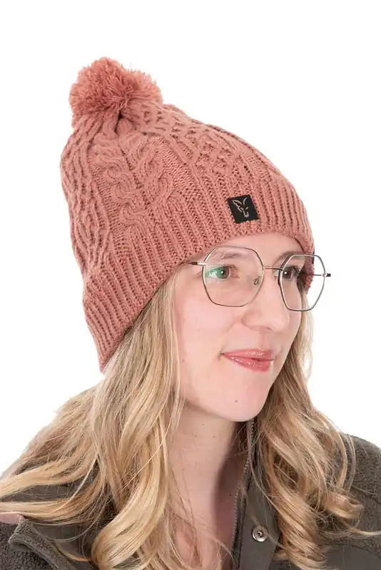 Fox Ladies Knitted Bobble Vismuts Beperkte Voorraad