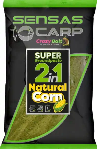Sensas Super Groundpaste 2 In 1 Lokvoer (1kg) Fishy Hemp Gecertificeerd