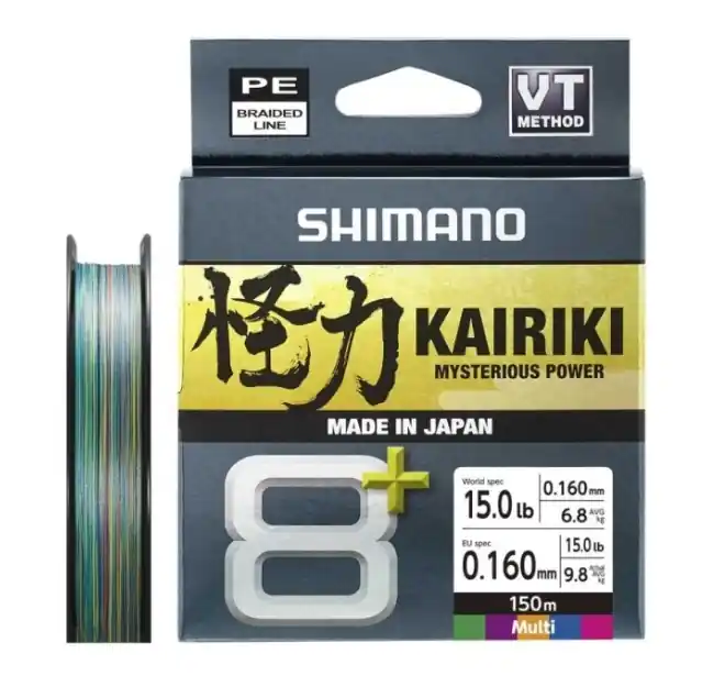 Shimano Kairiki 8+ Multi Color Gevlochten Lijn 3000m 0.28mm/30.4kg Lage Prijs