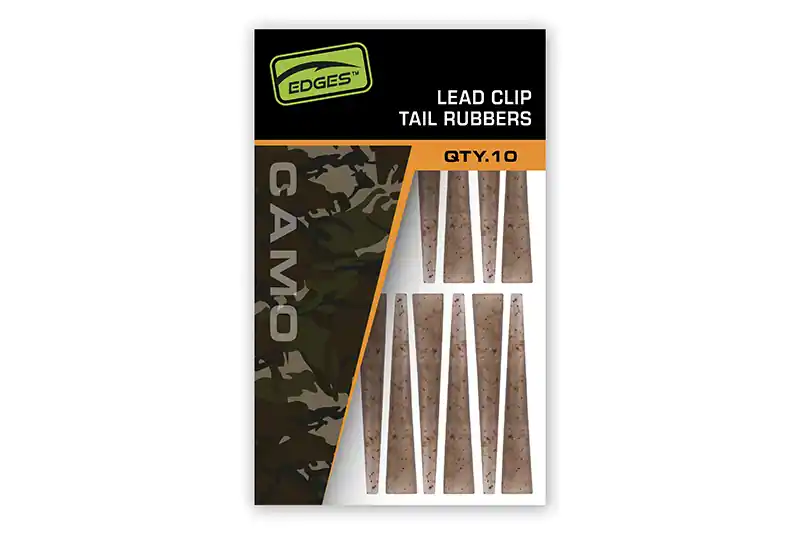 Fox Edges Lead Clip Tail Rubbers (10 Stuks) Naturals Tijdelijk Beschikbaar