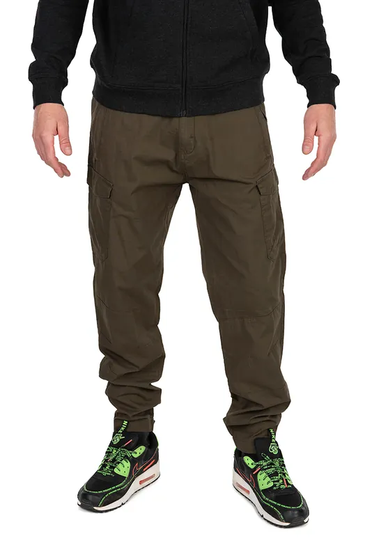 Fox Collection LW Cargo Trouser Green & Black Visbroek XXXL Exclusieve Aanbieding