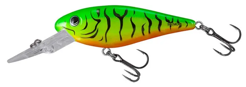 Salmo Rattlin' Executor SDR Crankbait 5cm (5.5g) Clear Green Tiger Tijdelijk Beschikbaar