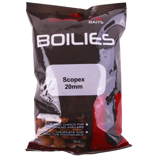 Actieprijs Ultimate Baits Boilies 20mm 1kg Garlic Robinred
