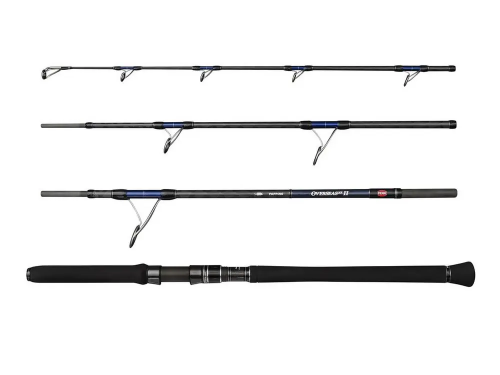 Alleen Vandaag Penn Overseas XT II Popping Reishengel 8'2ft/2.5m 100lb (4-Delig)