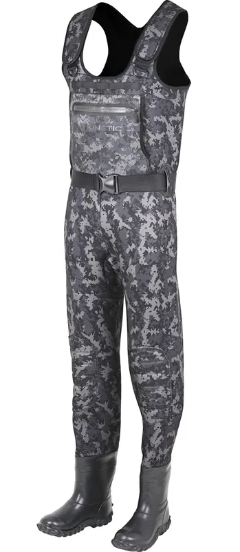 Kinetic Neorush Bootfoot Cleated Grey Camo Waadpak 42-43 Goedkoop