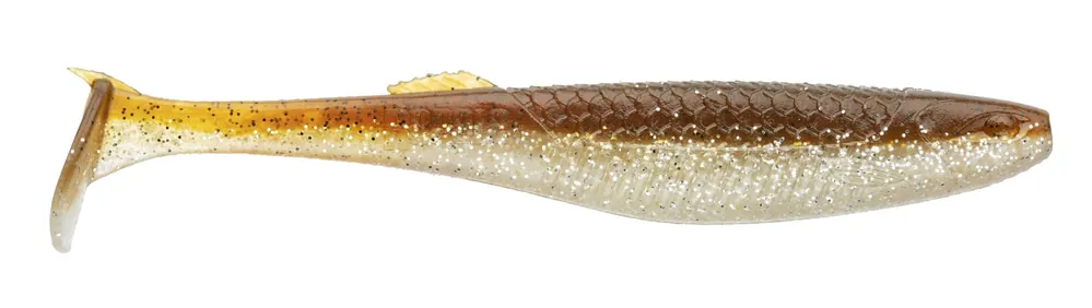 Fabrieksprijs Rapala Crushcity The Kickman 4.5 Shad 11.5cm (9g) (5 Stuks) Brown Silver