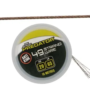 Fox Rage Predator 49-Strand Coated Steel Wire 65lb/29kg (10m) Rechtstreeks Van De Fabrikant