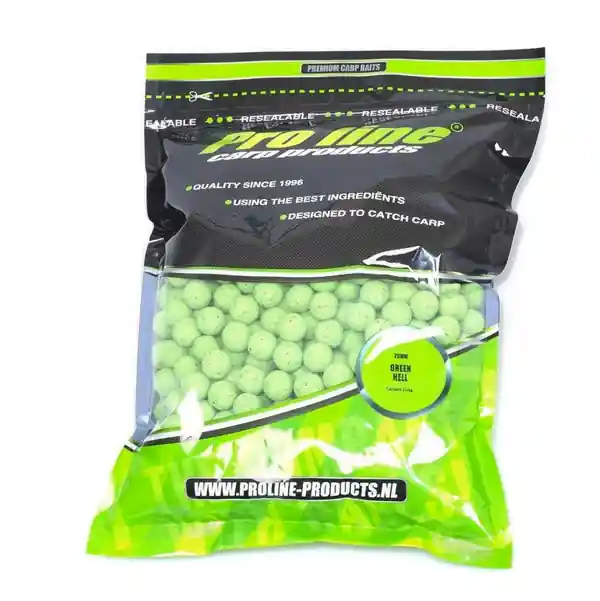 Meest Verkocht Proline Green Hell Boilies - 2,5 kg 15mm