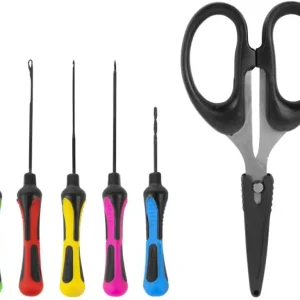 Populair Korum Baiting Tool & Scissor Set (6pcs)