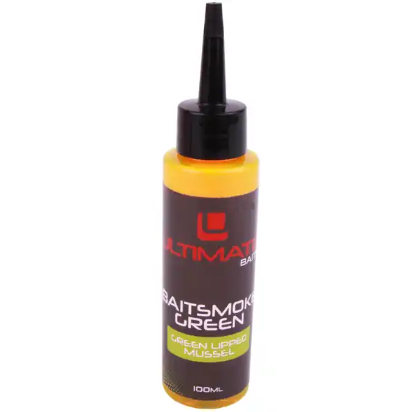 Ultimate Baits Baitsmoke 100ml Green Lipped Mussel Weekendaanbieding
