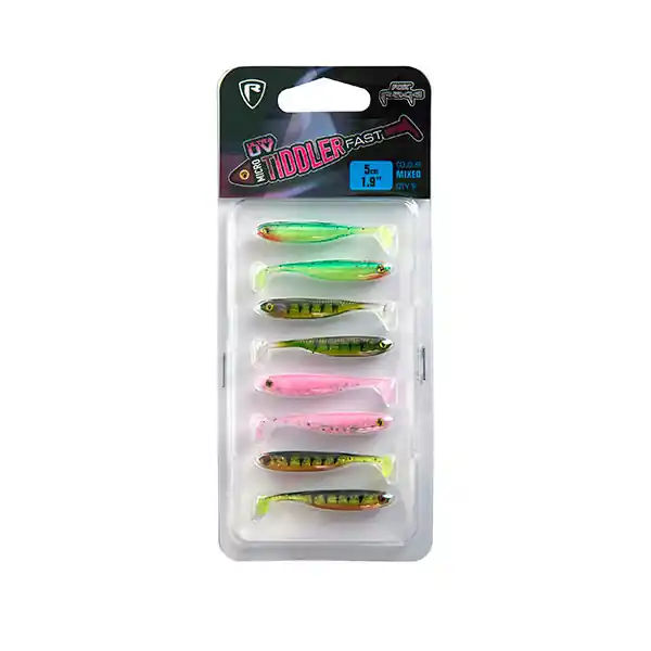 Dagaanbieding Fox Rage Micro Tiddler Fast UV Mixed Colour Pack 8pcs