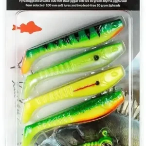 Bestel Nu Fladen Soft lure assortment Shad Faded Blue/Brown