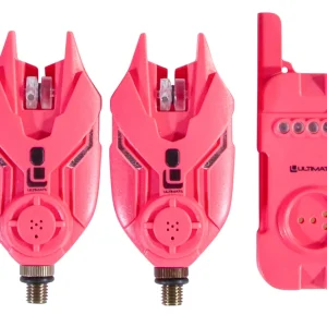 Koop Online Ultimate E-Tension Pink Bite Alarm Set 2+1