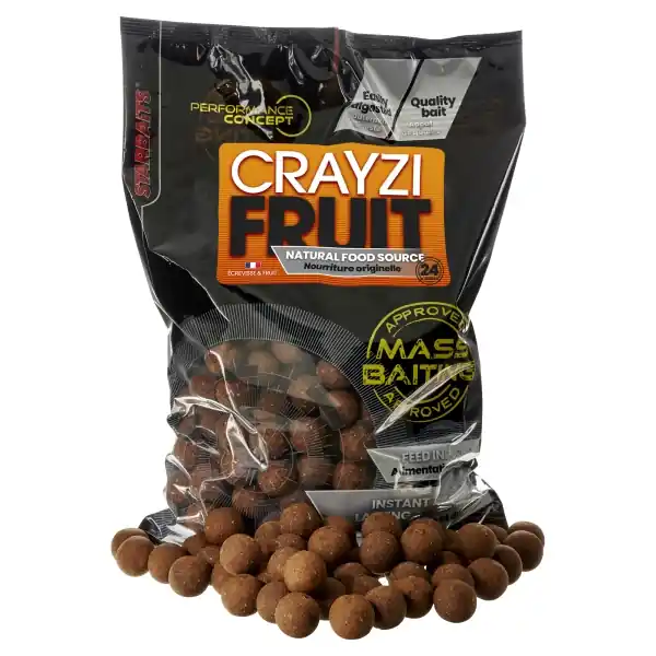 Korting Starbaits PC Crayzi Fruit Mass Baiting Boilies (3kg) 14mm