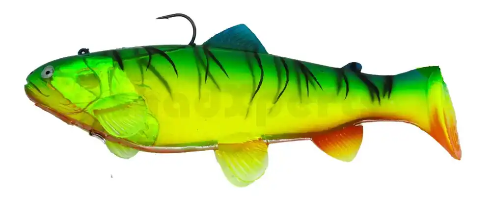 Castaic Swim-Bait-Trout Sinking 2.0 Austrian Edition 10" (25cm) Blue Gill Brown Amber Fabrieksprijs