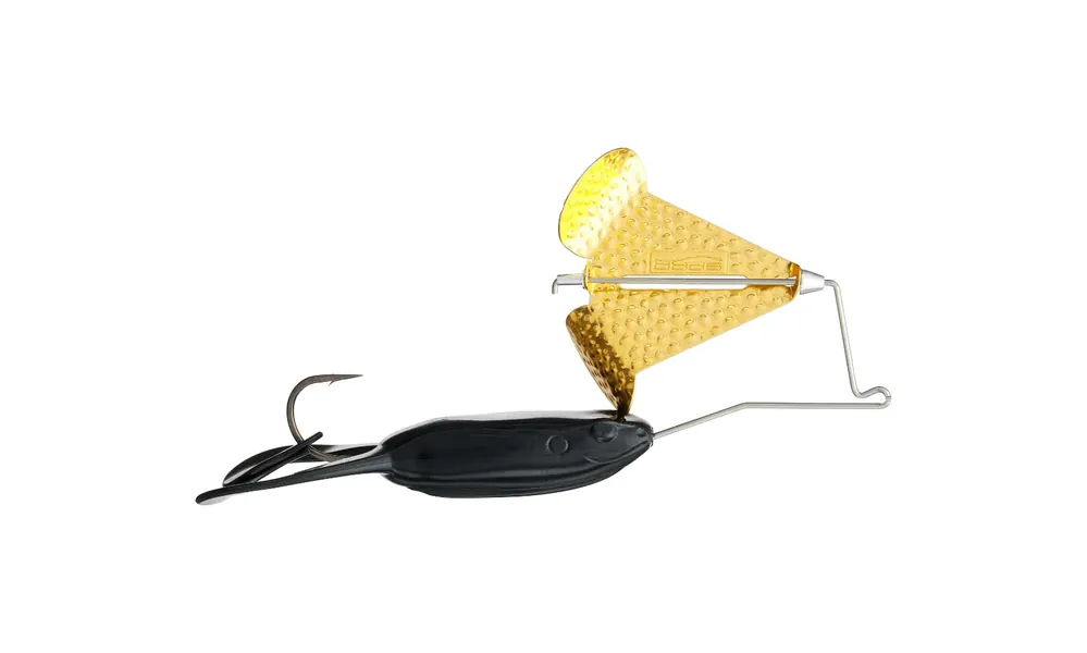 Fabrieksprijs Spro Squealer Toad Buzzbait Oppervlakte Kunstaas (10.5g) Black/Gold