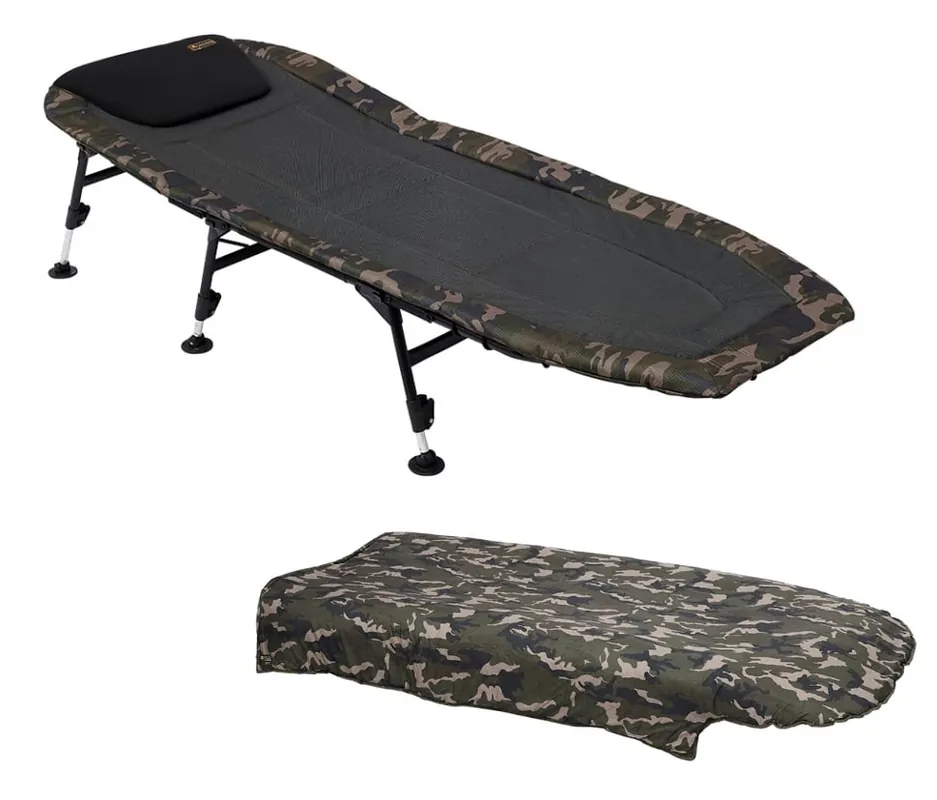 Alleen Vandaag Prologic Avenger Bedchair 6 Leg Stretcher (Incl. Gratis Element Thermal Bed Cover)